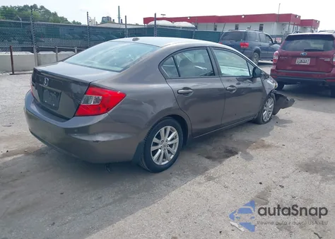 2012 Honda Civic Ex-L from USA, damaged, VIN 19XFB2F99CE322900
